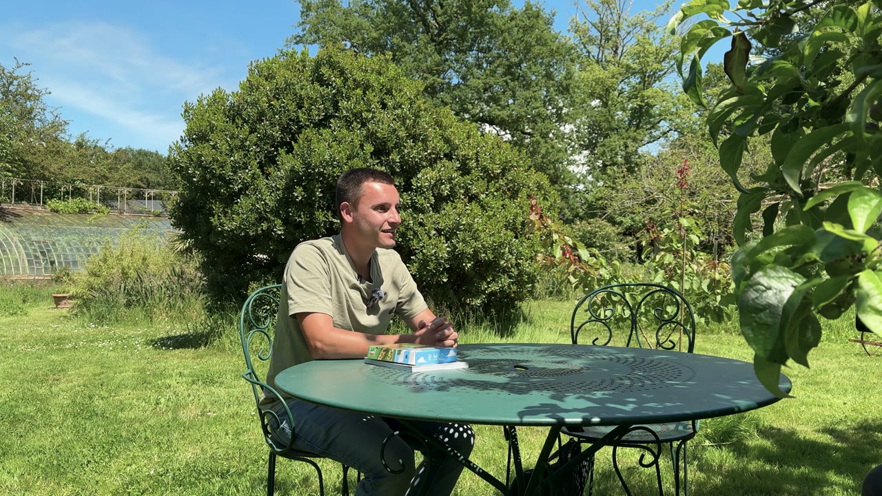 Valentin évoque son parcours de jardinier
