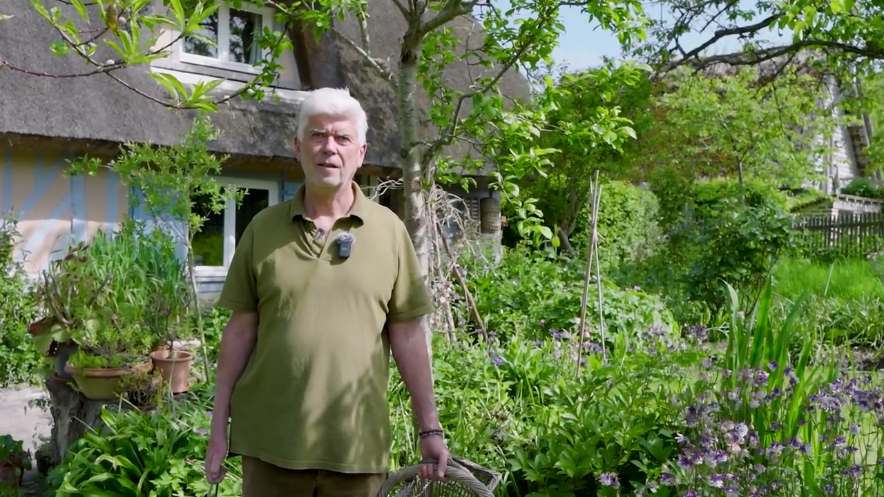 Charles au cours de la visite de la Ferme du Bec Hellouin.