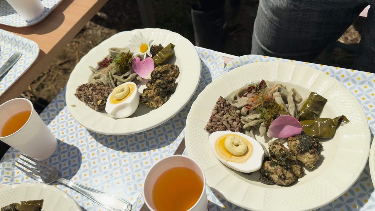 Un repas présenté dans le reportage chez Solo Frey
